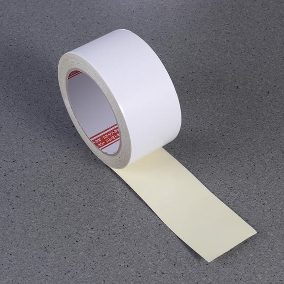 LOLIPPYY White Double Sided Carpet Tape for Rugs and Mats with High Tensile Strength and Residue Free