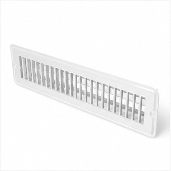 LOLIPPYY White Floor Register Vent Cover with Metal Build and Adjustable Airflow for Quick and Easy Installation