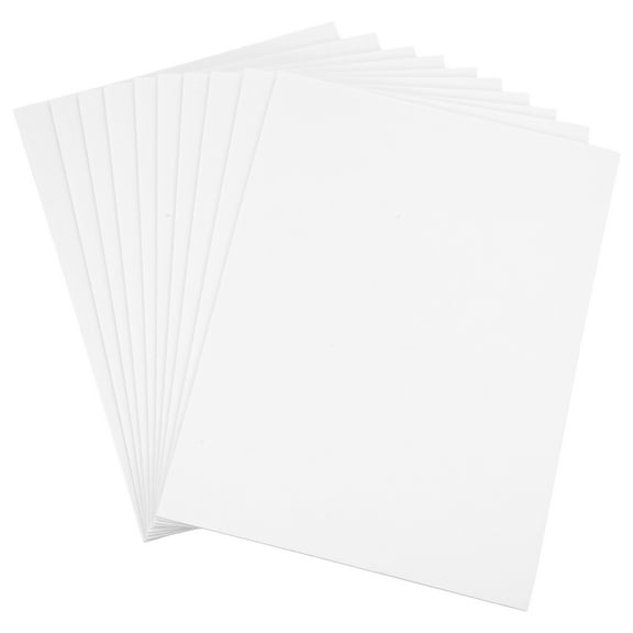 LOLIPPYY White Foam Board 10 Pack for Crafts, Cosplay Props, Handicrafts, Model Making and Decoration Projects
