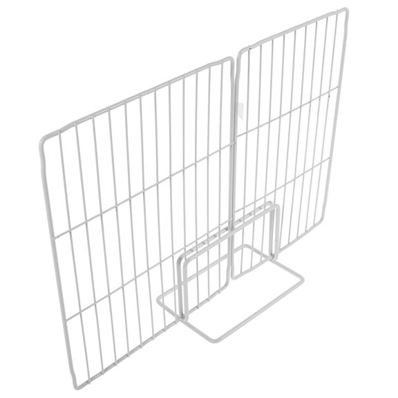 LOLIPPYY White Fridge Partition Divider Iron Wire for Effective Space Separation and Storage