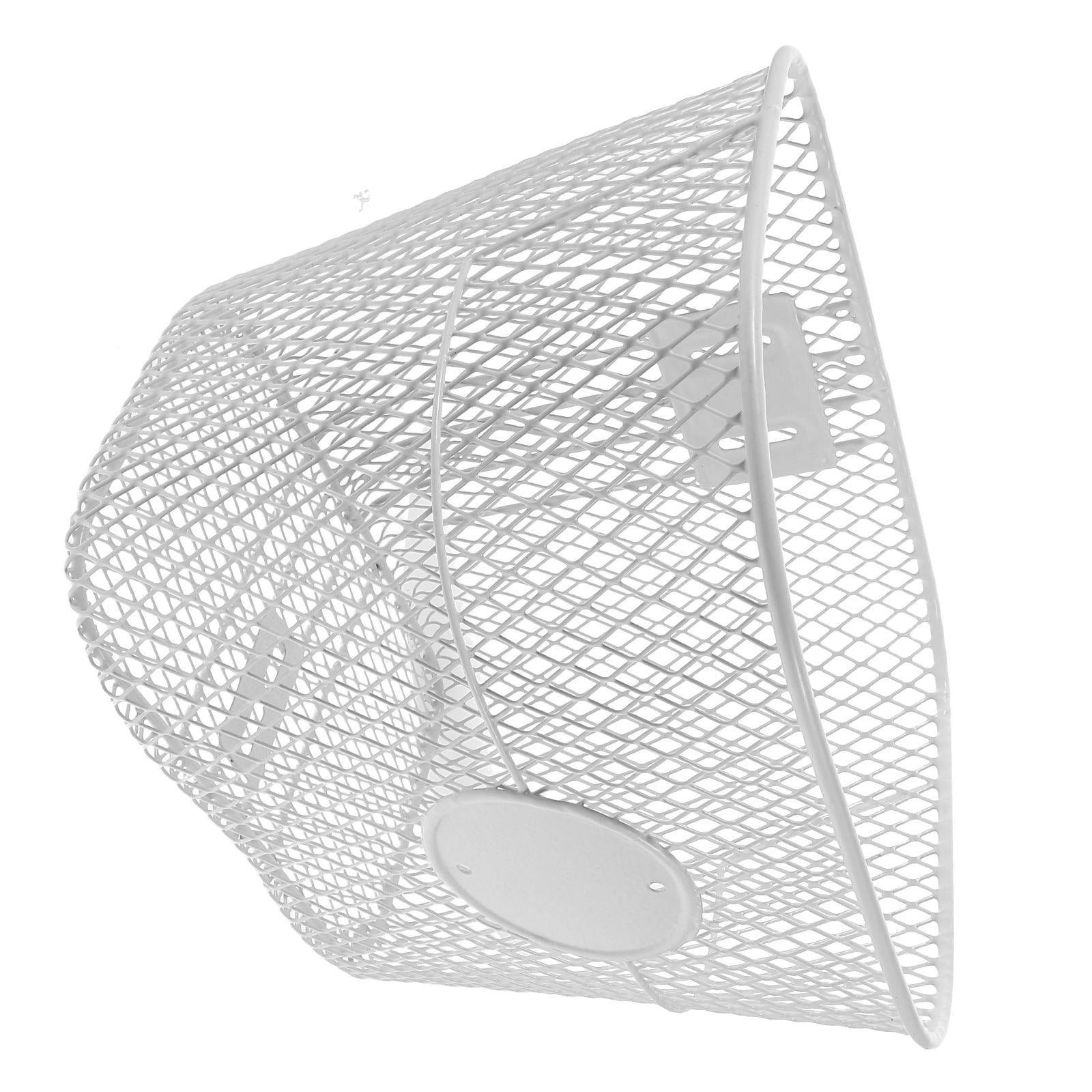 LOLIPPYY White Front Bike Basket Mesh Structure with Quick Installation for Daily Use