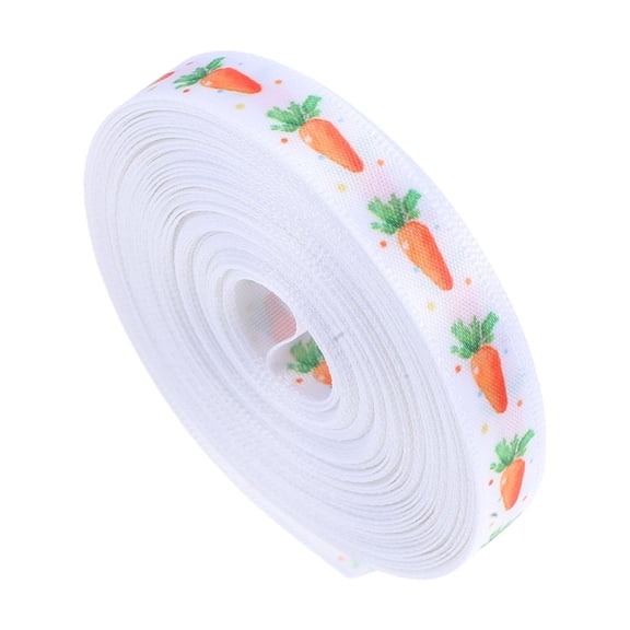 LOLIPPYY White Grosgrain Ribbon for Easter Hair Bows, Craft Projects, Decorations and Wrapping