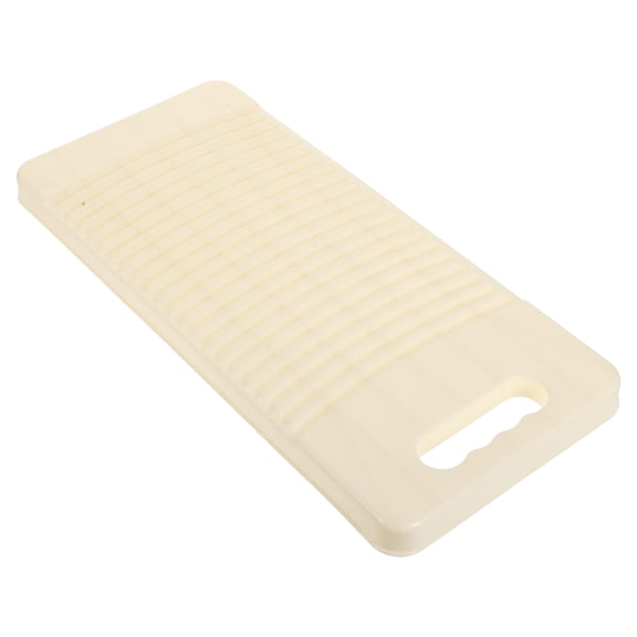 LOLIPPYY White Handheld Washboard for Laundry with Unique Texture for Effective Dirt Removal