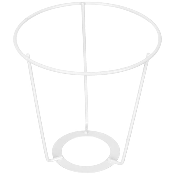 LOLIPPYY Durable White Iron Lampshade Ring for DIY Projects on Various Lamps