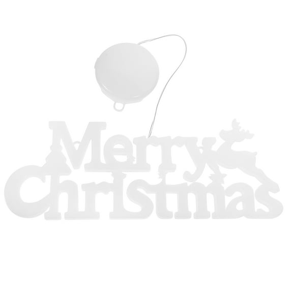 LOLIPPYY White LED Merry Christmas Lamp for Desktop Decorative Christmas Light Atmosphere