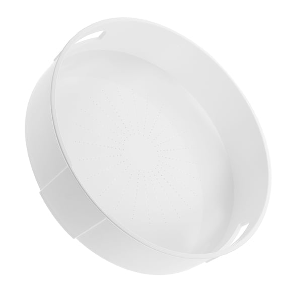 LOLIPPYY White PP Rotating Turntable Organizer for Kitchen Storage Bathroom Makeup and Spice Jars 10.5 Inches