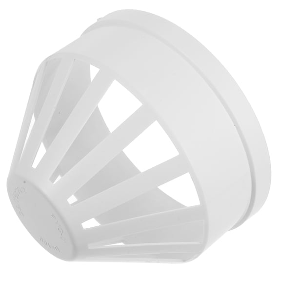 LOLIPPYY White PVC Air Vent Cap Replacement for Chimney with Rain Protection and Easy Installation