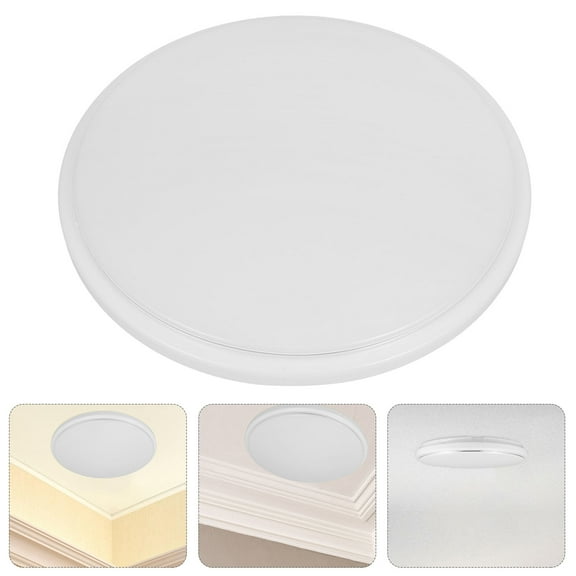 LOLIPPYY White PVC Light Fixture Shade for Home Use Durable Easy Installation Versatile Lamp Shade Replacement 7.5 x 7.5 x 5.5 Inches