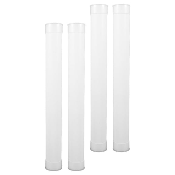 LOLIPPYY White Pe Postal Tubes for Outdoor Document and Poster Storage
