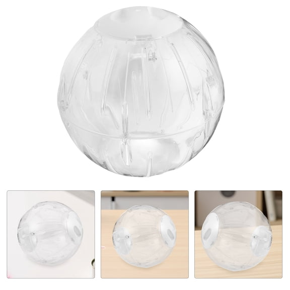 LOLIPPYY White Plastic Hamster Wheel for Pets Silent Exercise Toy Lightweight Easy to Clean for Hamsters Gerbils Squirrels