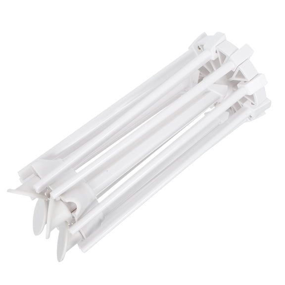 LOLIPPYY White Plastic Pasta Drying Rack with Foldable Design and -Free Setup for Convenient Household Use