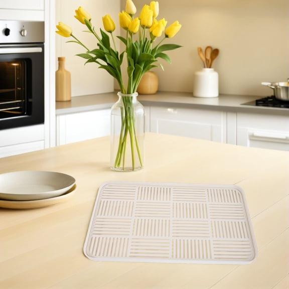 LOLIPPYY White Plastic Tiered Serving Tray with Grid Pattern, Ideal for Dessert Tables, Party Displays, and Event Catering