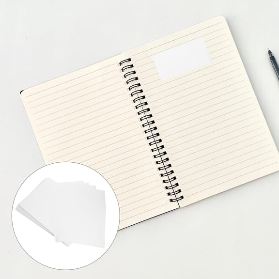 LOLIPPYY White Removable Label Stickers for Organizing Storage Bins and Food Containers with Smooth Writable Surface