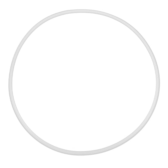 LOLIPPYY White Rubber Bar Stool Floor Protector Ring Durable Flexible Chair Base Cover