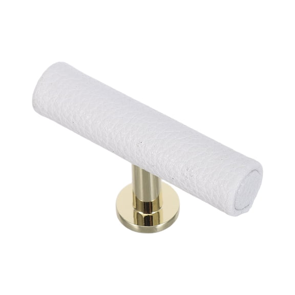 LOLIPPYY White T Bar Cabinet Handle Zinc Alloy Drawer Pull for Kitchen Office Wardrobe
