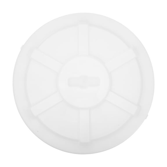 LOLIPPYY White Trash Can Lid with Tight Seal for Outdoor Garbage Bin and Home Sanitation Use