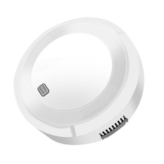 LOLIPPYY White Robot Vacuum Cleaner for Home Use with Powerful and Automatic Floor Sweeping