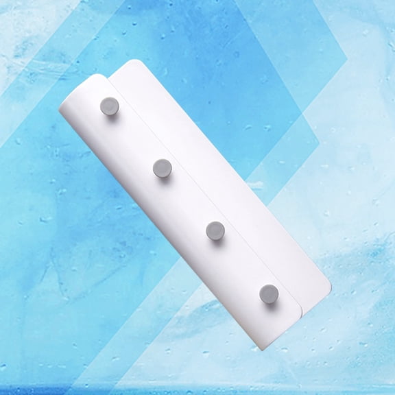 LOLIPPYY White Wall Hanging Keys Rack Decorative Metal Coat Rack for Hats Towels and Robes