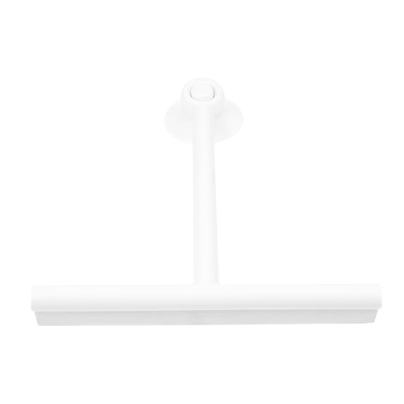 LOLIPPYY White Window Wiper with Sucking Disc for Home Use PP Material Multifunctional Glass Cleaning Tool 10.5 in