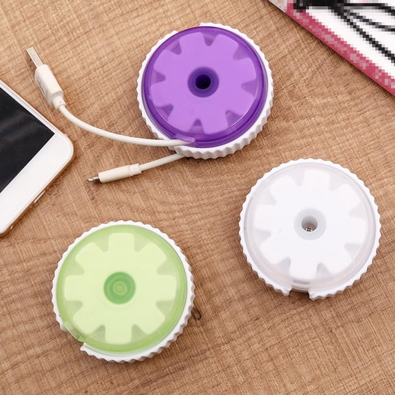 LOLIPPYY White Wire Shortener Winder and Earbuds Keeper for Portable Cable Management and Storage
