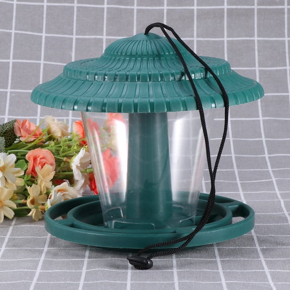 LOLIPPYY Wild Bird Feeder with Green Color for Outdoor Feeding in Garden 1Pack