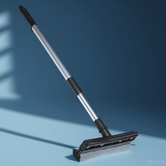 LOLIPPYY Window Cleaning Squeegee with Extendable Handle for Easy Glass and Car Window Cleaning