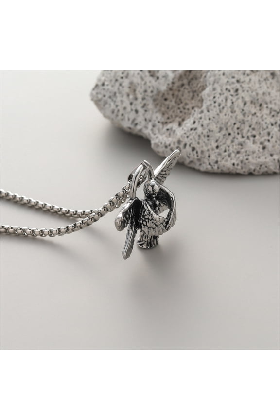 Wing Chain Necklace Alloy 1Pcs Stylish Accessory for Best Friends