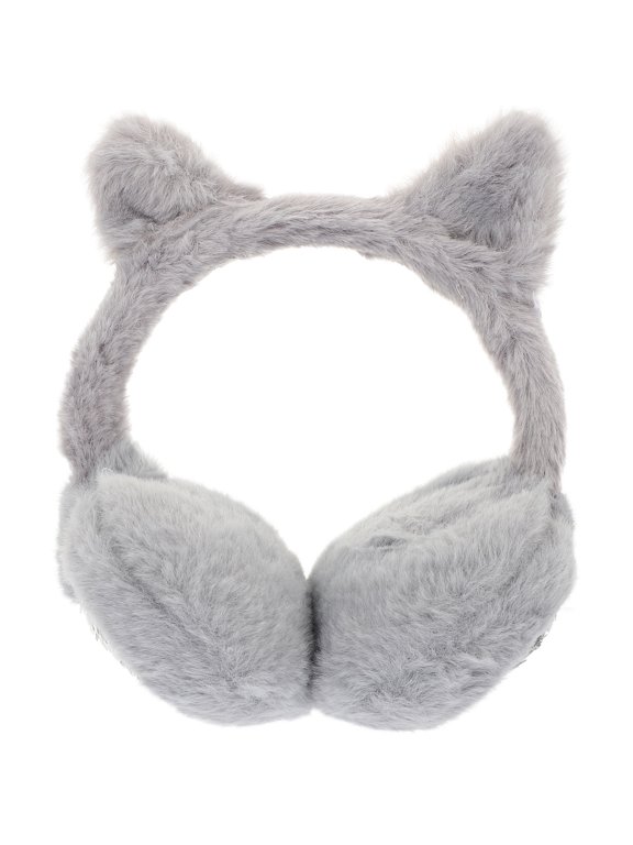 Winter Ear Muffs Grey - Thermal Warm Ear Protectors for Outdoor Work and Cold Weather, 1 Set