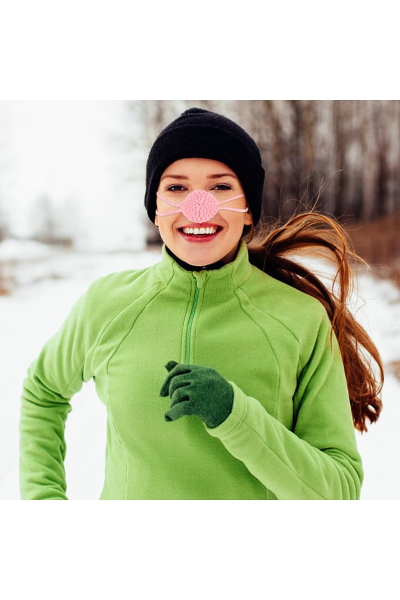 Soft Knit Winter Nose Warmer Cover for Outdoor Skiing and Cold Weather Shield