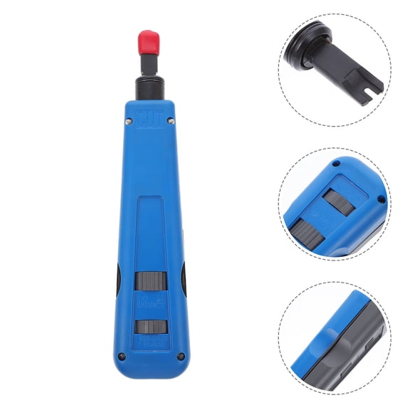 LOLIPPYY Wire Impact Tool with Comfort Grip and Blade Storage Designed for Network Cable Punch Downs