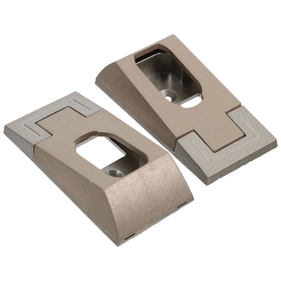 LOLIPPYY Wire Shelf End Bracket 4Pcs Oval Closet Rod Support Bracket Aluminum Alloy For Wardrobe