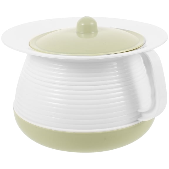 LOLIPPYY Wofashpuret Portable Toilet Bed Pan Urinal Bottle Chamber Pot with Lid for Elderly Patients and Disabled Green