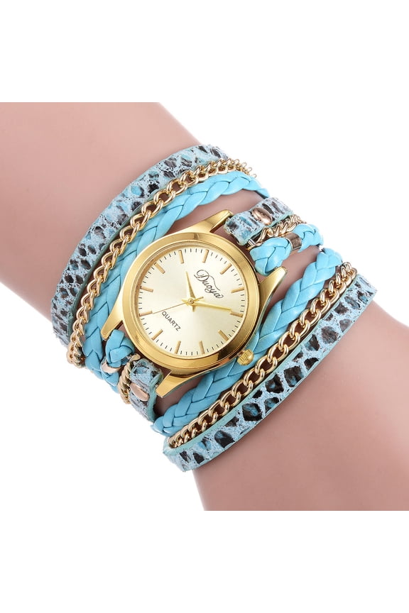 Women Watch with Bracelet Stylish Fashion Design Timekeeping 1Pack