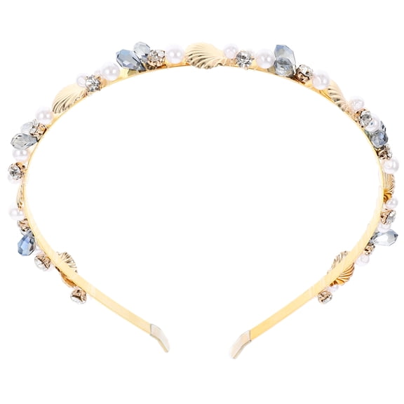 LOLIPPYY Women's Decorative Headband Bridal Hair Band Headdress for Weddings, Birthdays, and Teen Girls