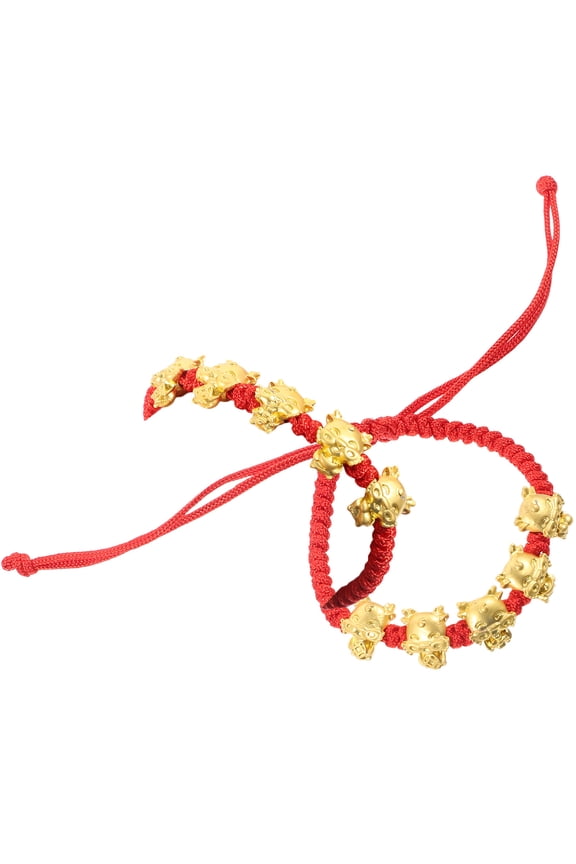 Womens Red Thread Bracelet Dragon Design Comfortable Rope Bracelet Stylish Protection Jewelry