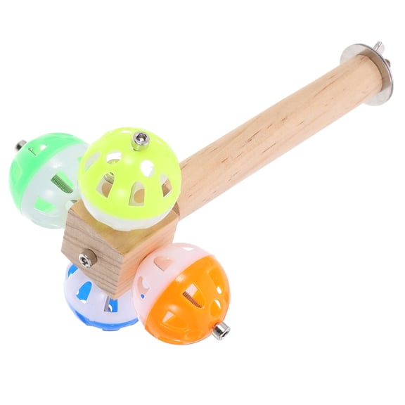 LOLIPPYY Wood Bird Perch Assorted Color 1 Set For Exercise Time