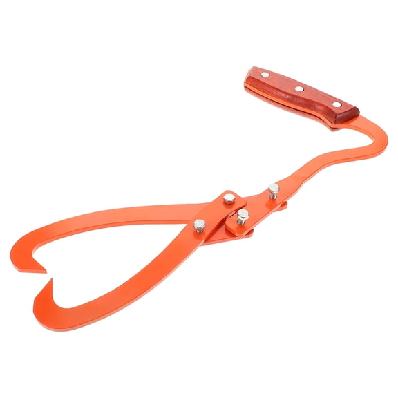 LOLIPPYY Wood Block Lifting Clamp Orange Heavy Duty Lifting Device for Construction Sites 1Pcs