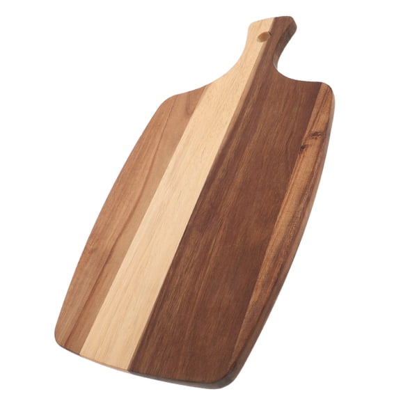 LOLIPPYY Wood Cheese Board Brown Serving Platter for Snacks Desserts Appetizers Kitchen Use