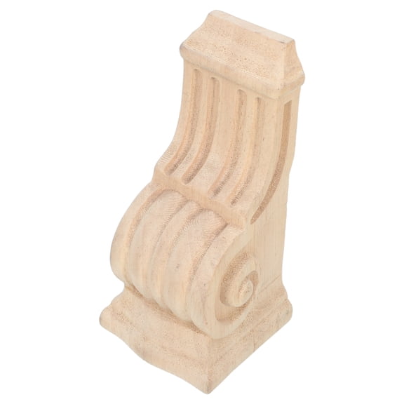 LOLIPPYY French Style Wood Corbels for Shelves and Fireplace Mantels, Decorative Wooden Brackets for Home Decor