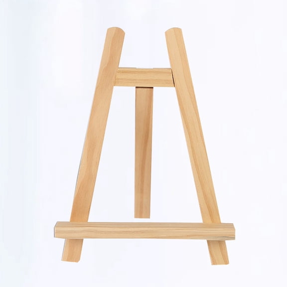 LOLIPPYY Wood Display Stand for Phone Support Made of Bamboo Practical Easel Tripod for Home Use 1Set