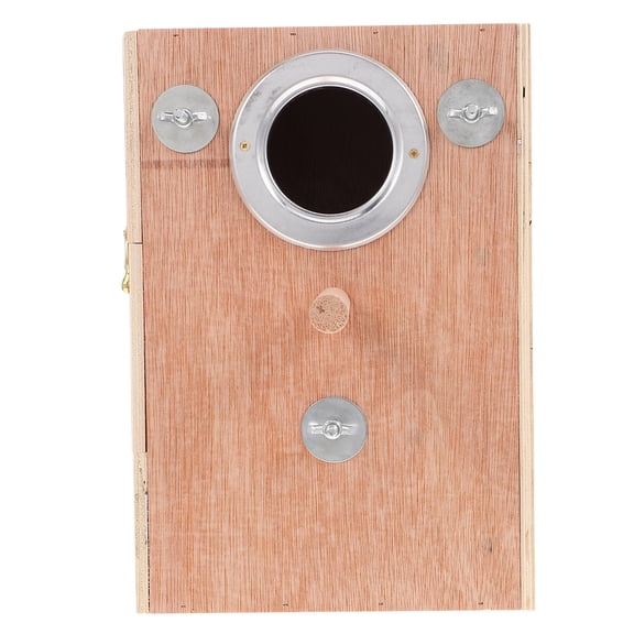 LOLIPPYY Wood Parrot Breeding Box Safe Hideaway for Birds Lightweight Easy to Hang Size 12.5 x 12 x 12 Inches