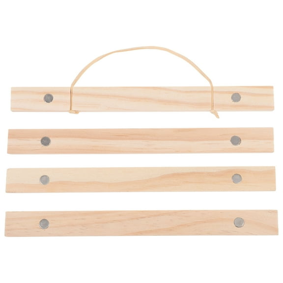 LOLIPPYY Wood Poster Hanger Frame Rectangular Display Artworks for Housewarming Recipients 1 Set