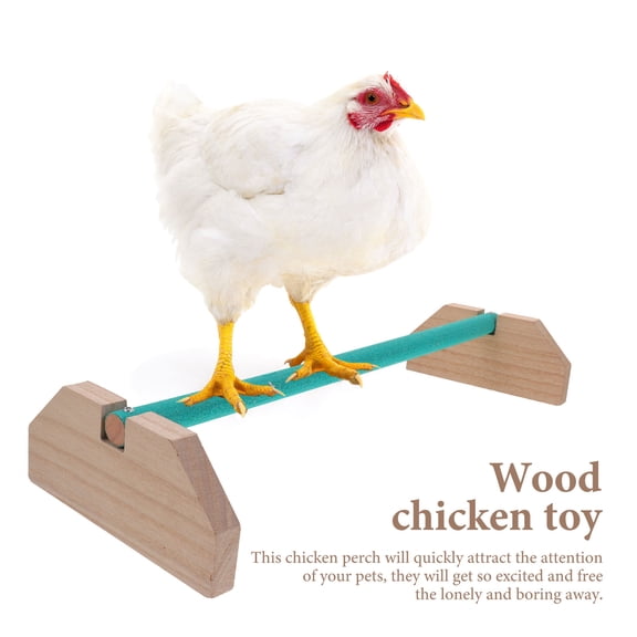 LOLIPPYY Wooden Chick Perch Indoor Pet Stand Made from Safe Natural Wood Material