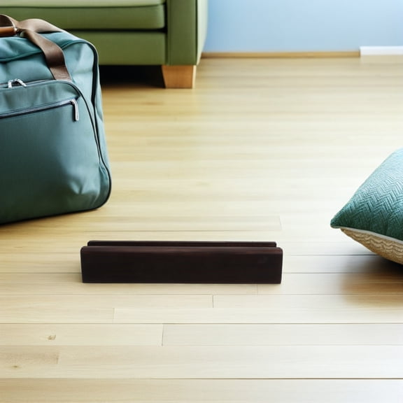 LOLIPPYY Wooden Floor Mirror Stand Dark Brown Stable Support for Full Length Mirror Base in Home