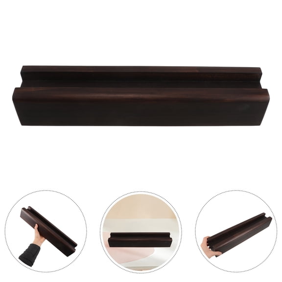 LOLIPPYY Wooden Full Length Mirror Base Stand with Stable Support for Floor Use