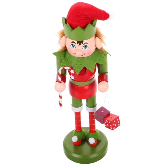 LOLIPPYY Wooden Nutcracker Soldier for Decor Charming Holiday Figure Adds Festive Elegance to Your Seasonal 6 Inch
