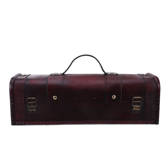 LOLIPPYY Wooden Red Wine Container Box with Vintage Charm for Carrying and Storing Wine Bottles
