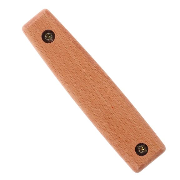 LOLIPPYY Wooden Replacement Spatula Handle for Kitchen Utensils AntiScald Khaki for Home Use