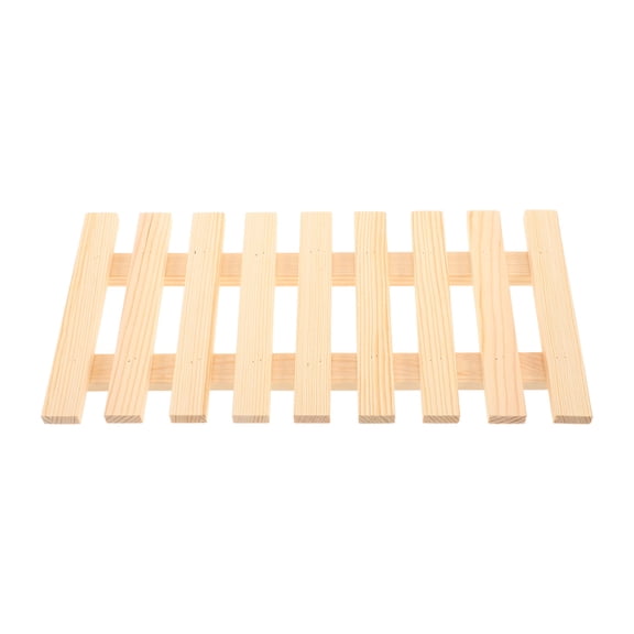 LOLIPPYY Wooden Mailbox Insert Light Brown Waterproof Elevated Base Rack