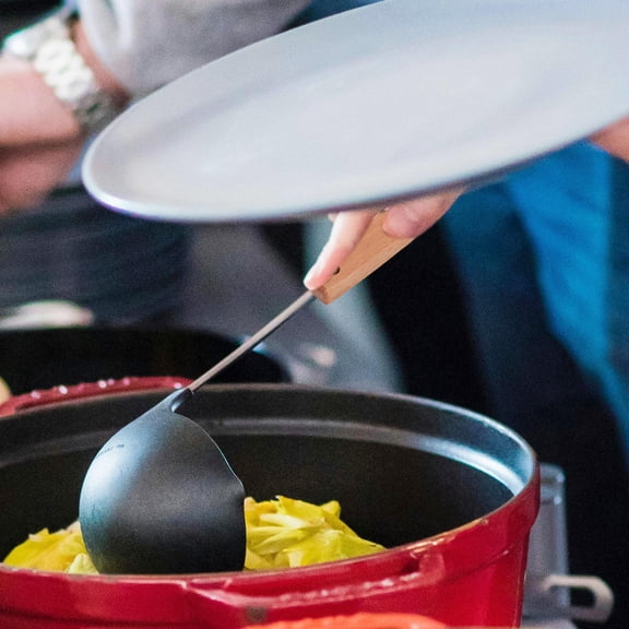 LOLIPPYY Wooden Spatula Handle Replacement Set for Kitchen Utensils, , Anti-Scald, Khaki Color, 1 Piece